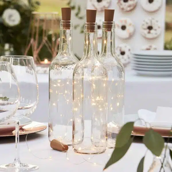 Flaschenlicht; Hochzeitsdekoration; Lichterkette; Lichterkette Flasche; Flaschenlichterkette; LED
